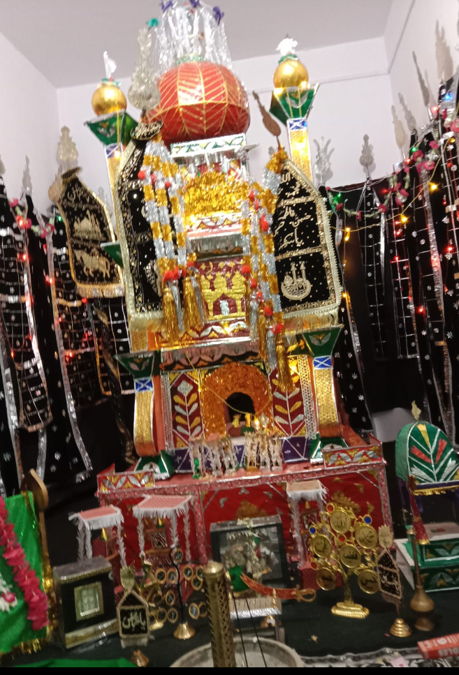 मोहर्रम का चांद देखते ही मजलिस ,मातम जुलूसों का दौर शुरू